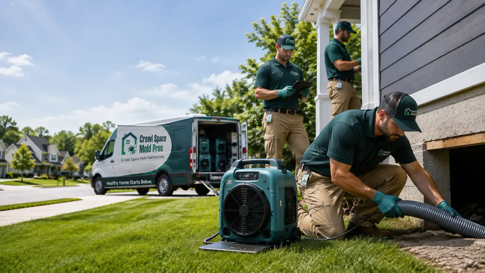 Crawl Space Mold Removal in Lennon, MI